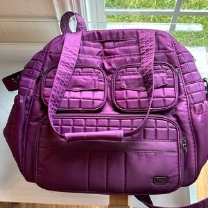 Lug Puddle Jumper Bag in Plum